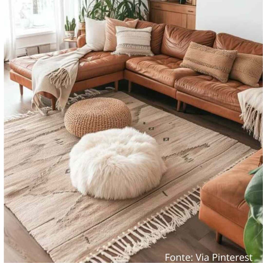 Quer decorar o seu espaço no estilo boho?

Use e abuse de cores quentes, materiais naturais, e variedade de texturas.

