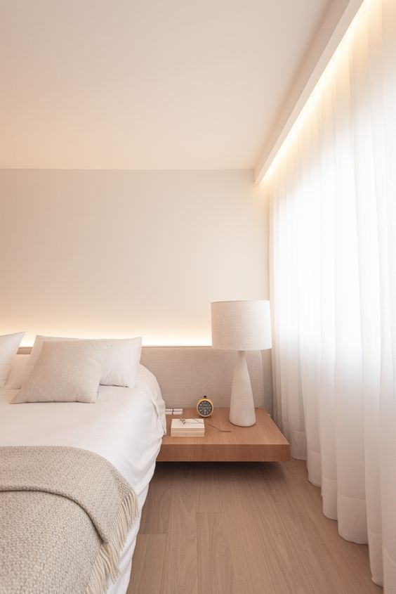 QUARTO ACONCHEGANTE COM CORES NEUTRAS